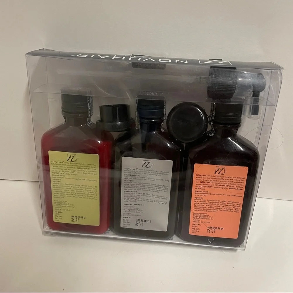 Novuhair Hair Loss Shampoo Lotion Conditioner HTF